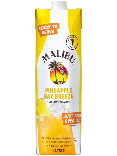 Malibu Pineapple Bay Breeze Ready To Serve Ml Coolers Parkside