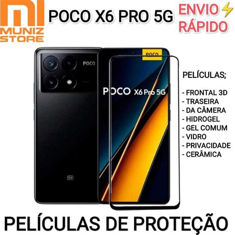 Pel Culas Poco X Pro Xiaomi Pel Cula Vidro D Traseira Transparente