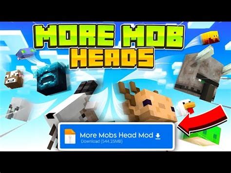 More Mob Heads Mod For Minecraft Pocket Edition 1 20 More Mob Heads