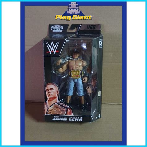 WWE Elite Collection Series 100 John Cena Action Figure Shopee