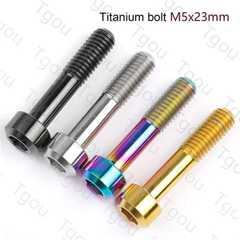 Tgou Titanium Bolt M5x23mm Allen Key Head Screws For SRAM XO Bicycle