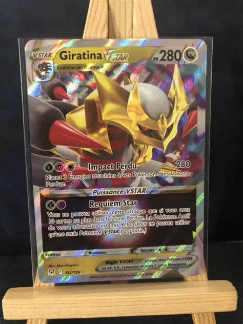 CARTE POKÉMON GIRATINA Vstar 131 196 Origine Perdue Eb11 FR NM Mint