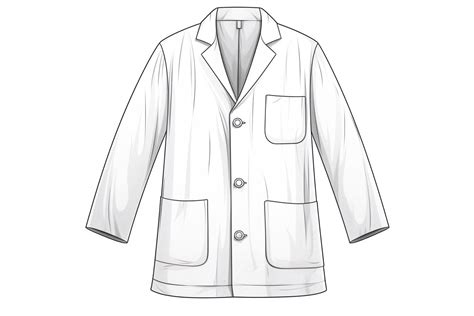 How To Draw A Lab Coat Yonderoo