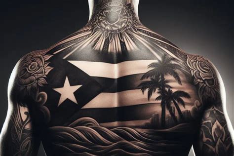 Puerto Rican Flag Tattoo: Embracing Heritage through Ink - Your Own Tattoo Design: Custom ...