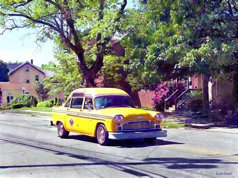 Vintage Taxi Photograph by Susan Savad