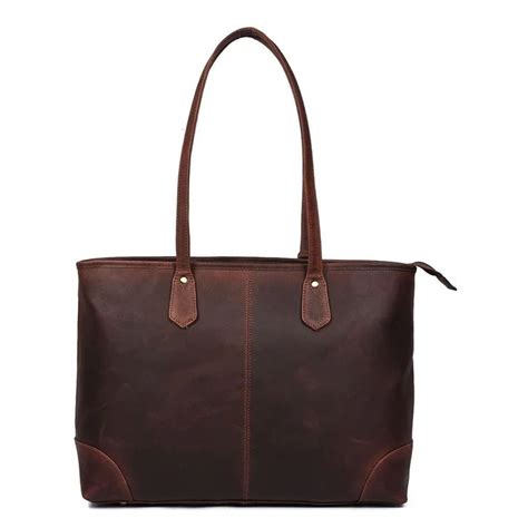 VINTAGE LEATHER TOTE BAG FOR WOMEN – Buffalo Leather Bag