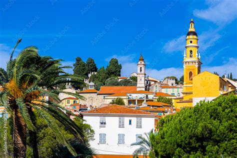 View Of Menton A Town On The French Riviera In Southeast France Known