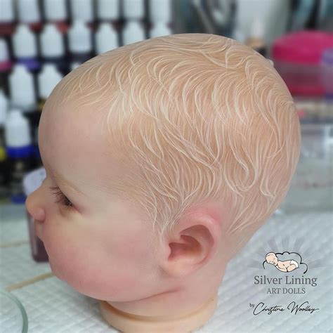 Silver Lining Art Dolls On Instagram Blonde 3D Hair Painting Sculpt