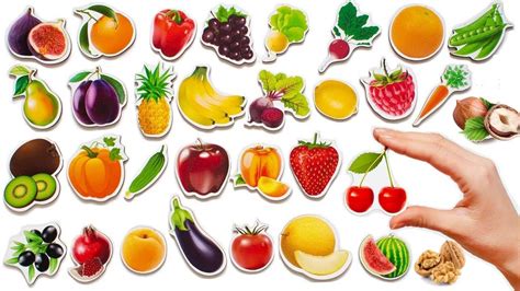 ИЗУЧАЕМ #ЯГОДЫ #ФРУКТЫ #ОВОЩИ #ОРЕХИ | Учим названия |Развивающее видео ...