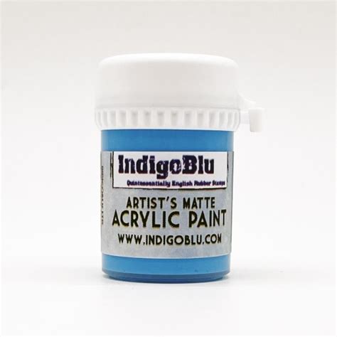 Artists Matte Acrylic Paint – Blue Sky – Pretty Punky Crafts