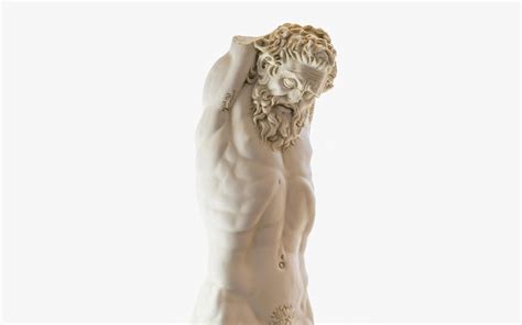 Marsyas Sculpture Compressed Marble Powder Statue Lead Time Weeks