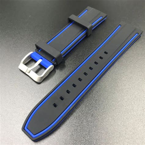 Premium Silicone Watch Band Quick Release Rubber Watch Strap 20mm 22mm 24mm Watch Replacement