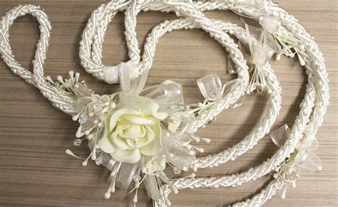 Beautiful All Ivory Intertwine Embellishment Accent Rope Migajon Lazo