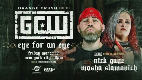 Masha Slamovich To Face Nick Gage For GCW World Title TONIGHT