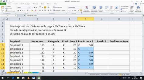 Ejercicios Practicos De La Funcion Si En Excel Youtube Images