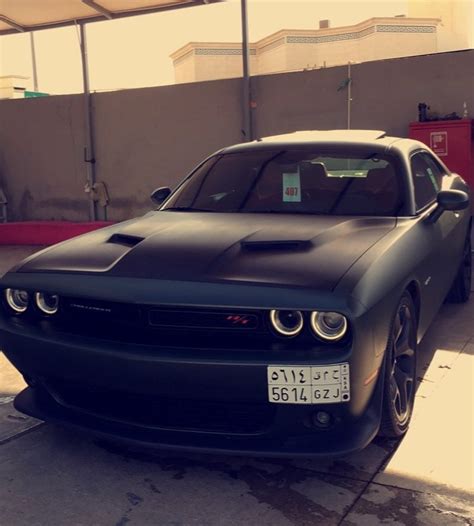 Matte Black Dodge Challenger R/T : r/Dodge