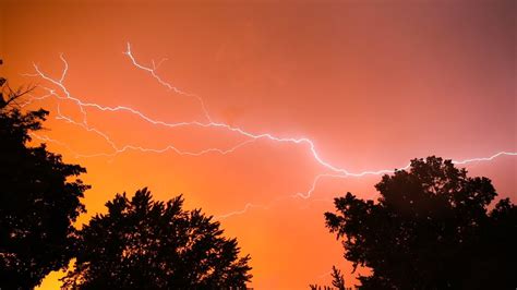 Epic Sunset Lightning Slow Motion Youtube