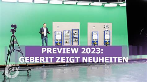 Geberit Innovationen 2023 SHK TV Reportage YouTube