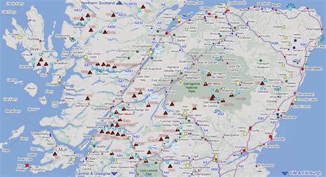 Scotland Highlands Map Highland Railway Map Welsh Heritage Route West