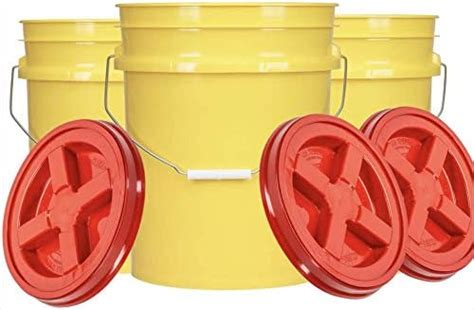 Amazon House Naturals Gal Plastic Buckets Food Grade Bpa Free