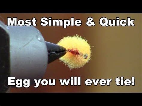 Quickest EGG You Will Ever Tie Fly Tying Easy Fly Tying For