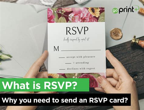 What Does RSVP Mean And Why It Is Important Go Print Plus