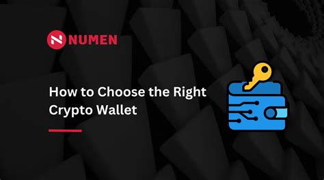 How To Choose The Right Cryptocurrency Wallet Numen