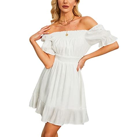 Casual White Beach Dresses Flattering Summer Dresses For