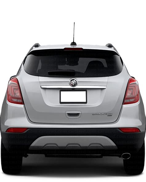 Buick Encore 2017-2022 Dimensions Rear View