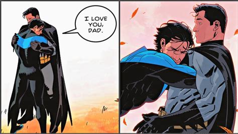 Nightwing Accepts Batman As His Father Batmans First Son Youtube