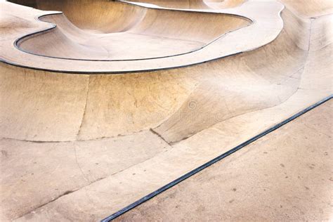 Skate Park Concrete Bowl Background Stock Photo - Image of extreme ...