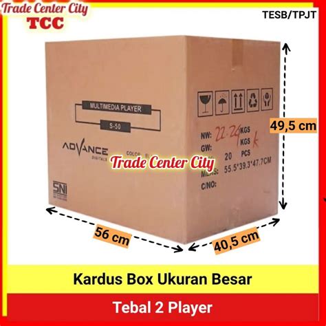 Jual 2 Layer Kardus Box Packing Besar Dan Tebal 2 Player 2 Layer 6