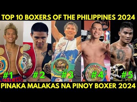 Top 10 Pinoy Boxers 2024 Nilabas Na Si John Riel Parin Ang