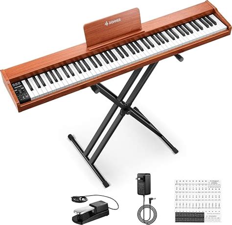 Amazon Donner Dep S Piano Keyboard Keys Beginner Digital