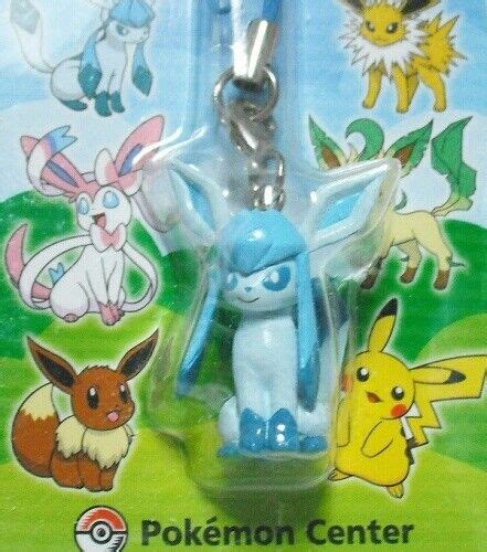 Pokemon Center Original Figure Strap Gs Glacia Glacia Glaceon The Pok