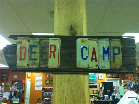 Indian Lake Outfitters LLC: Deer Camp Cabin Signs