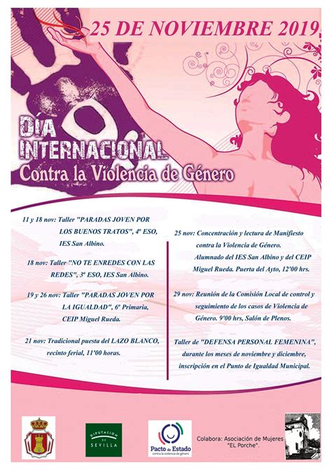 Actividades Con Motivo Del De Noviembre D A Internacional Contra La