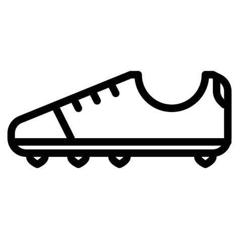 Soccer Boot Icon Abstract Sign And Symbol For Template Design Vector