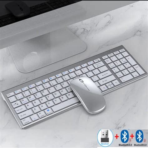 Slim Rechargeable Bluetooth Keyboard and Mouse Set - Pengajian al-Hira