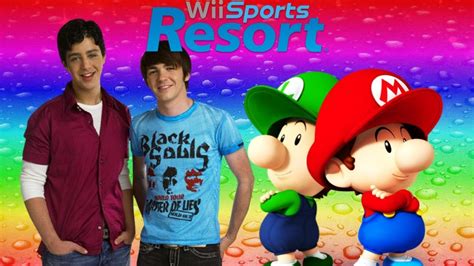 Wii Sports Resort Pin Bowling Drake Vs Josh Vs Baby Mario Vs