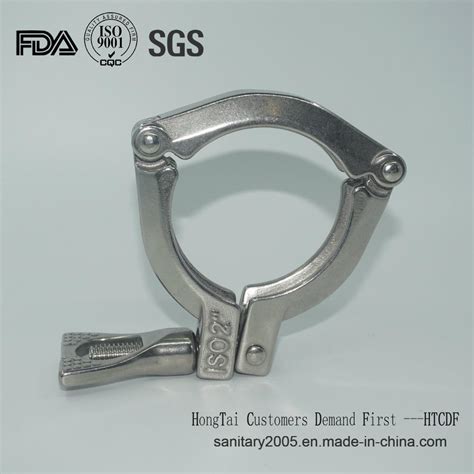 Sanitary Ss Three Segment Heavy Duty Clamp From Wenzhou China