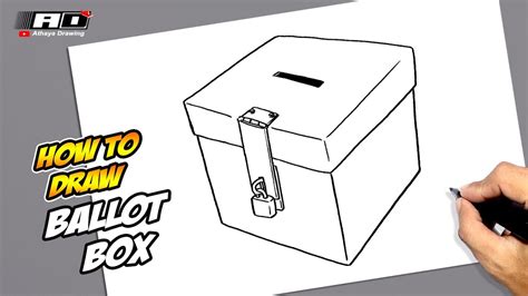 How To Draw Ballot Box Youtube