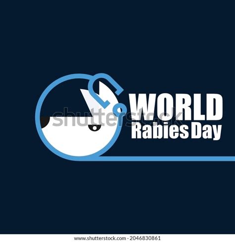 World Rabies Day Logo Dark Blue Stock Vector (Royalty Free) 2046830861 | Shutterstock