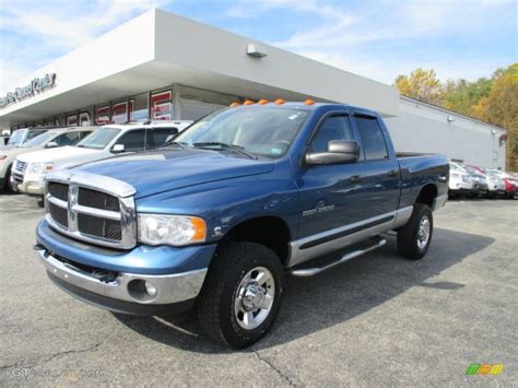 2005 Atlantic Blue Pearl Dodge Ram 2500 Slt Quad Cab 4x4 98597521 Photo 5 Car