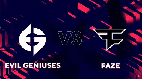 Cs Go Faze Vs Evil Geniuses Blast Fall Groups Group C Upper