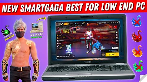 2023 Smartgaga Best Version For Low End PC Free Fire New Smart Gaga