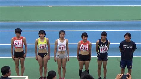 北関東高校総体陸上 女子200m 決勝表彰式 20160619 Youtube