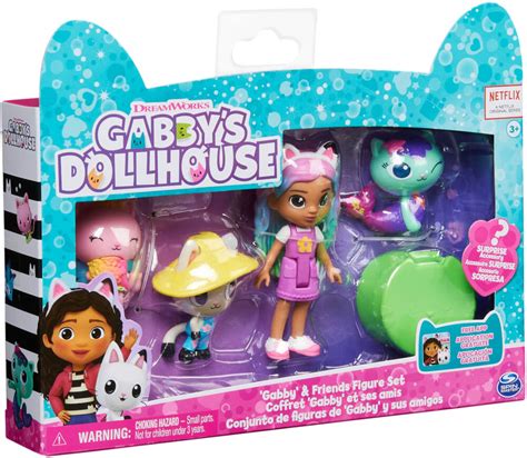 Gabbys Dollhouse Gabby Und Freunde Figurenset Mit Regenbogen Gabby