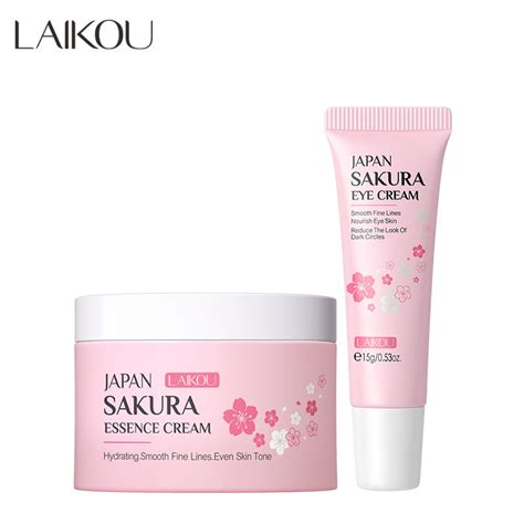 Laikou Sakura Face Serum Moisturizer Cream Sleeping Mask Cleansing Mud