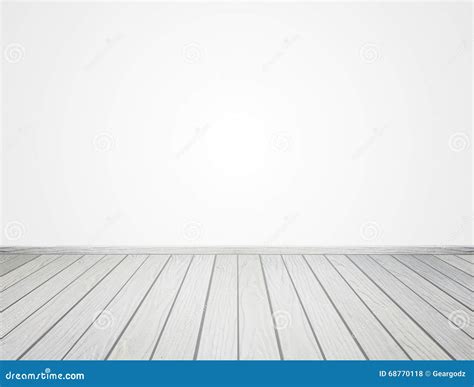 White Wood Floor On White Background Stock Illustration Illustration